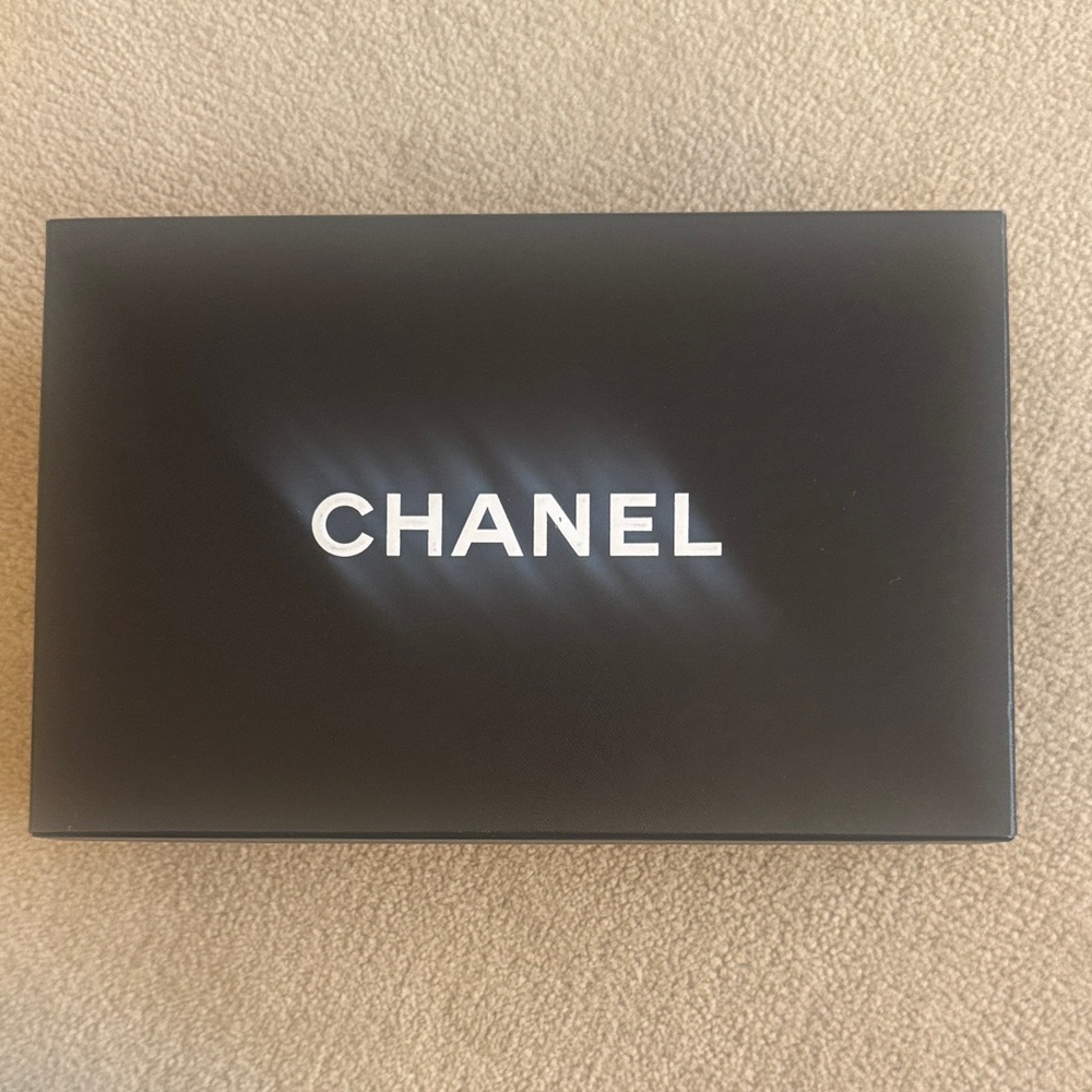CHANEL Black Shoe Box